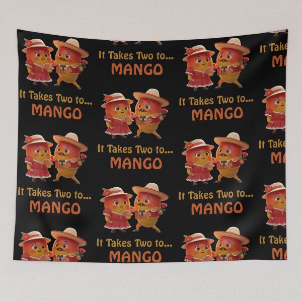 Item preview,  It Takes Two To Mango - Funny Fruit Dance Pun designed and sold by Anyshca.