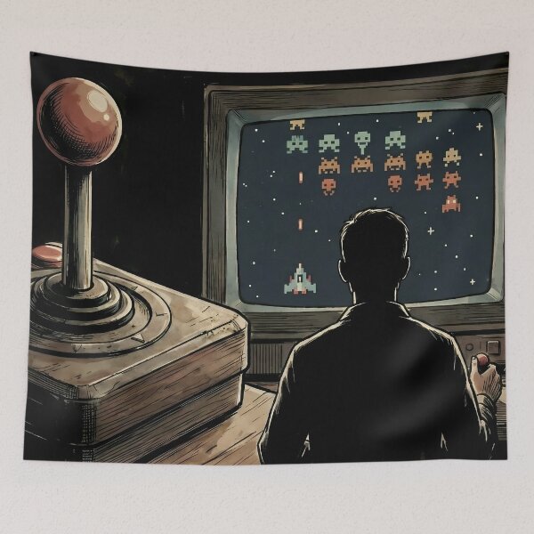 Item preview, Retro Gamer Nostalgia - Joystick & Pixel Art CRT Screen chapter 2 designed and sold by artearcade.