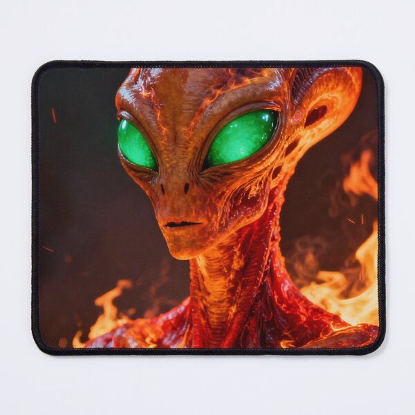 Item preview, Alien comes out of fire version 2 designed and sold by TerenceLacey.
