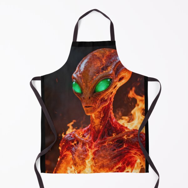Item preview, Alien comes out of fire version 2 designed and sold by TerenceLacey.
