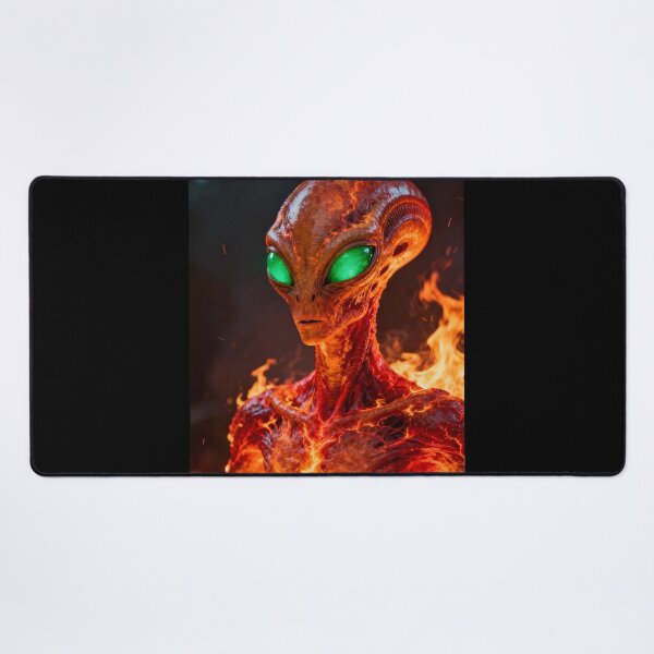 Item preview, Alien comes out of fire version 2 designed and sold by TerenceLacey.