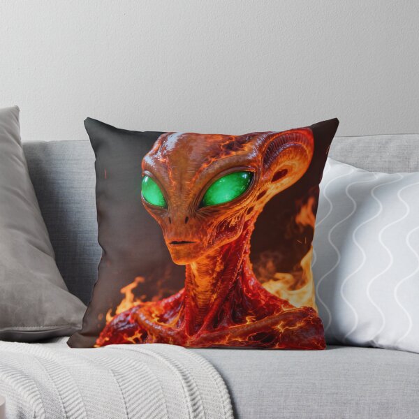 Item preview, Alien comes out of fire version 2 designed and sold by TerenceLacey.