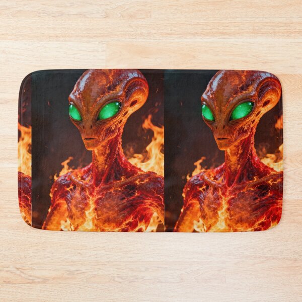 Item preview, Alien comes out of fire version 2 designed and sold by TerenceLacey.