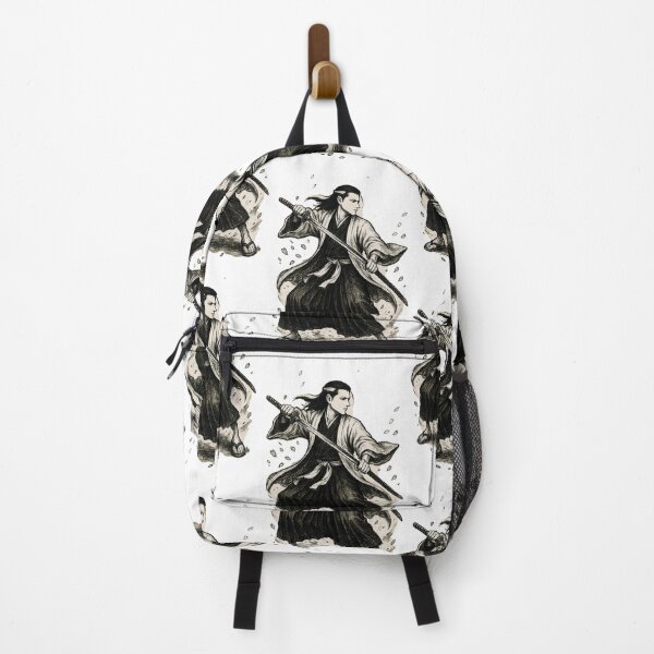 Item preview, Byakuya Kuchiki Black Ink Elegant Anime Art designed and sold by AnimeShin.