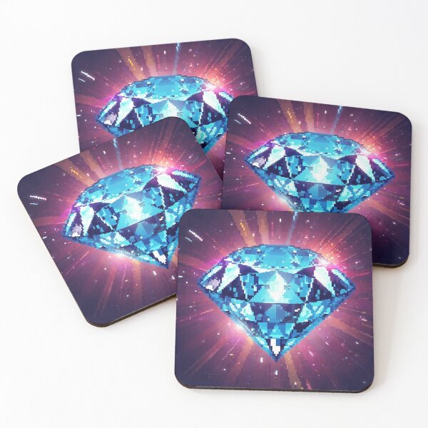 Item preview, Bright Pixelated Diamond  designed and sold by CDPrintsDesigns.