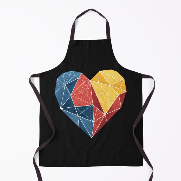 Item preview, geometric abstract heart designed and sold by GogoGrove.