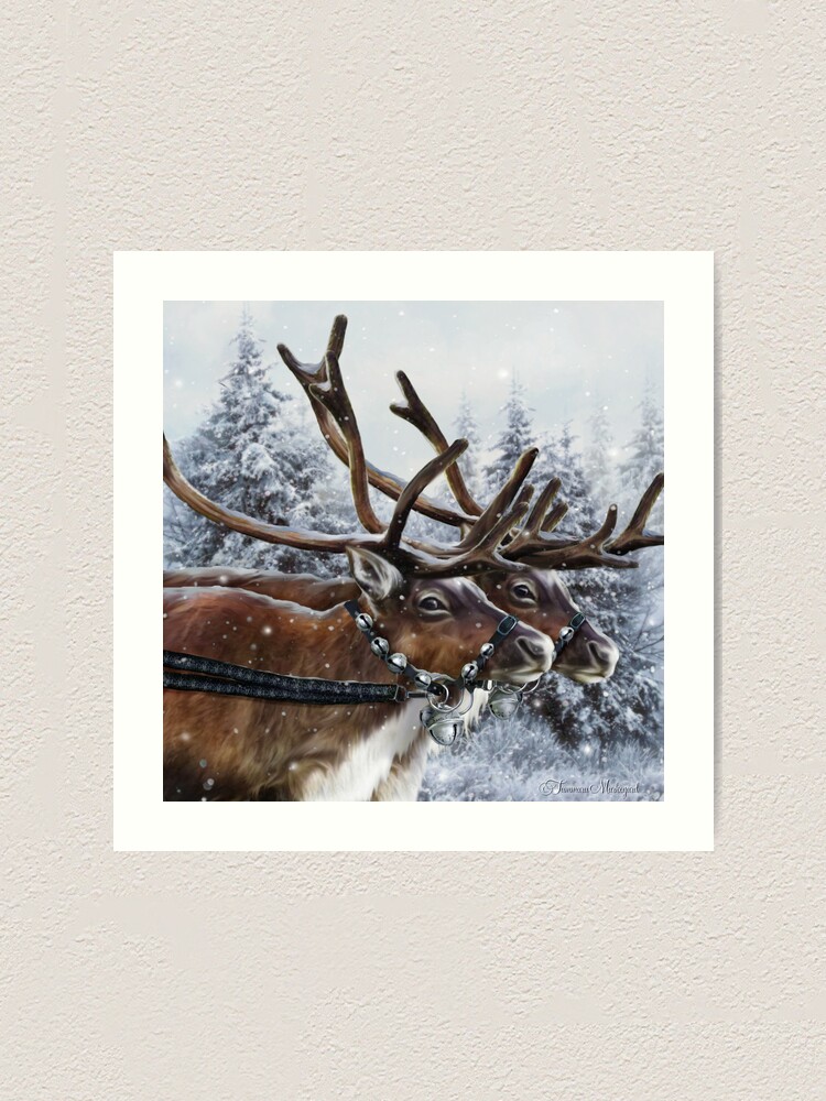 Alternate view of The Christmas Ride Art Print