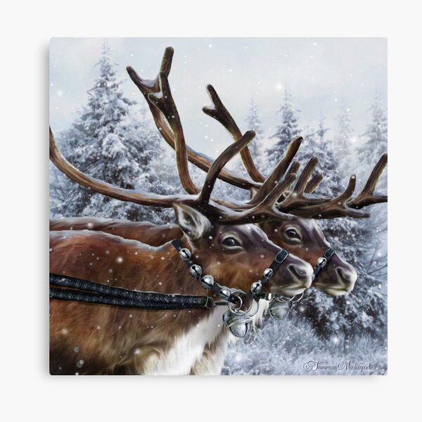 The Christmas Ride Canvas Print