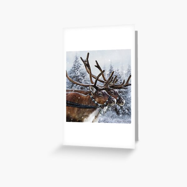The Christmas Ride Greeting Card