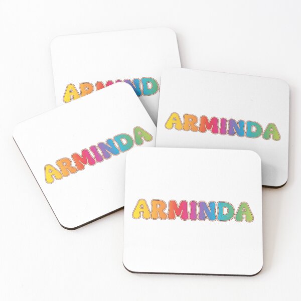 Item preview, ❤️ Arminda Personalized Name Wavy Retro Shirt, Coffee Mug, Sticker Gift designed and sold by HelixPedia.