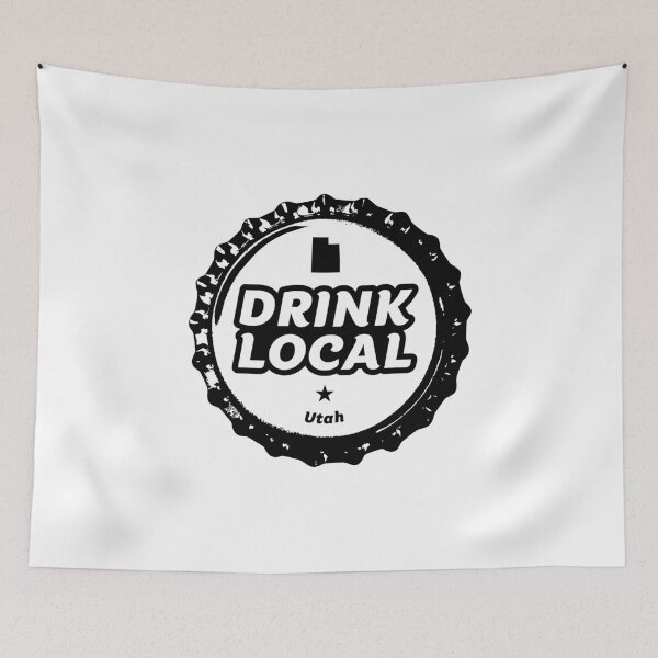 Item preview, Drink Local Utah Craft Beer Bottle Cap designed and sold by graf1k.