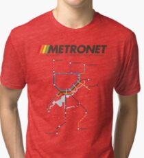 RETRO METRONET: 2013's plan Tri-blend T-Shirt