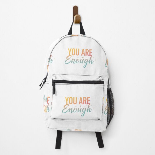 Item preview, You Are Enough Vibrant Gradient Motivational Quote Art designed and sold by VibranPalette.