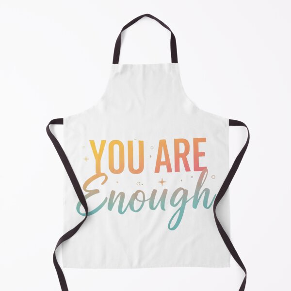 Item preview, You Are Enough Vibrant Gradient Motivational Quote Art designed and sold by VibranPalette.