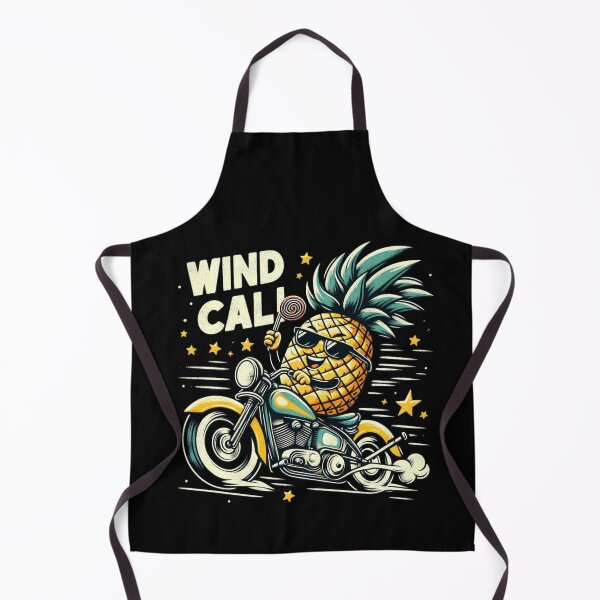 Item preview, Wind Call Pineapple: Retro Vintage Motorcycle Tropical Biker designed and sold by Zoo-Moo.