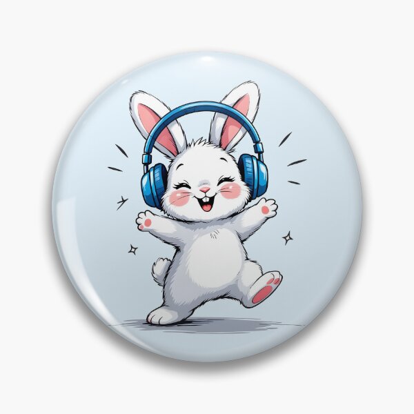Item preview, Dancing rabbit designed and sold by PrintLabStudio.