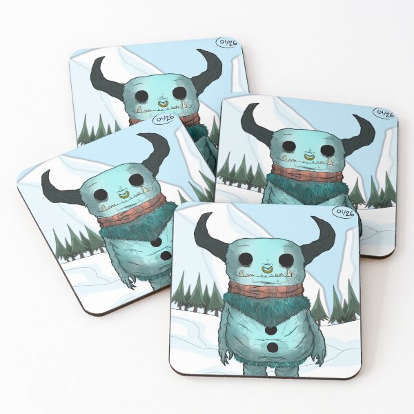 Item preview, Frosty the Minotaur Print designed and sold by kangarookid.