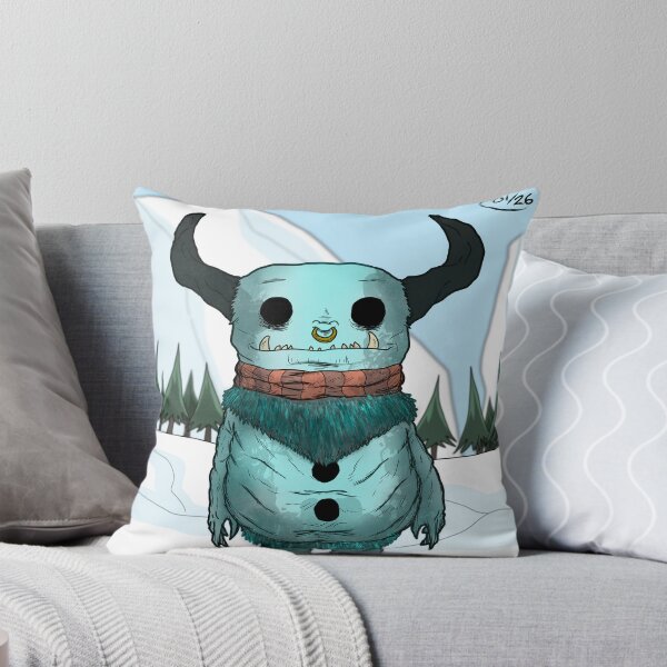 Item preview, Frosty the Minotaur Print designed and sold by kangarookid.