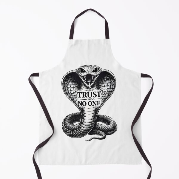 Item preview, Trust No One Snake Illustration – Dark Gothic Cobra Art designed and sold by Senkov.