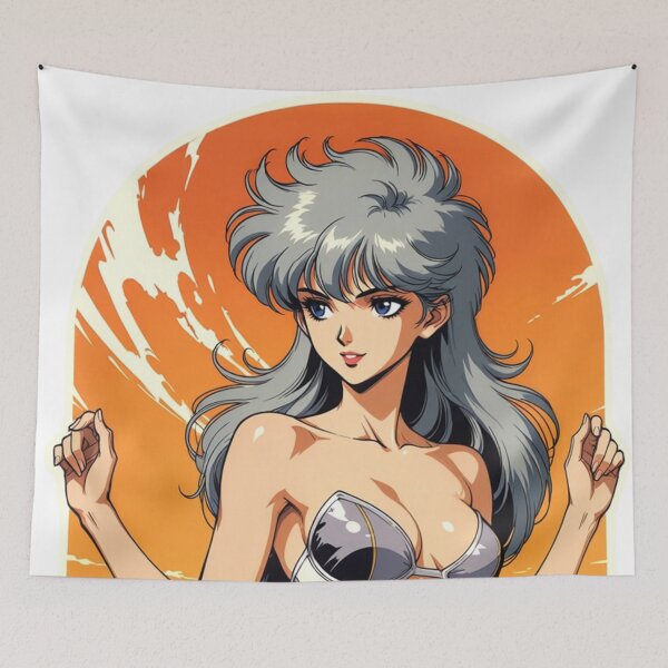 Item preview, Retro Anime Girl Sunset on the Beach designed and sold by JonelleTshirts.