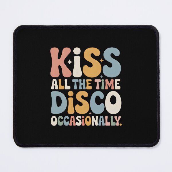 Item preview, Kiss All The Time Disco Occasionally Funny Groovy Design designed and sold by faridman.