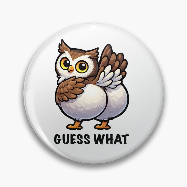 Item preview, Guess Whoo Owl – Cute Funny Owl Pun Illustration designed and sold by Senkov.