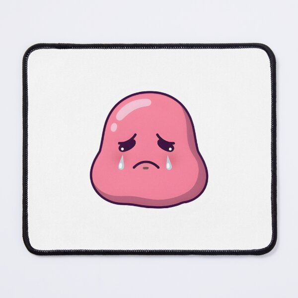 Aperçu de l'œuvre Blob émotionnellement épuisé – Autocollant mignon d'humeur triste créée et vendue par StickerNexa.