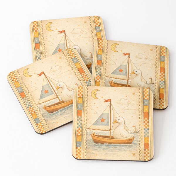 Item preview, Sailboat Goose | Throwback Kid Vintage Nursery designed and sold by Planthem.