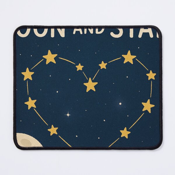 Item preview, You're My Moon and Stars Romantic Quote Constellation Heart designed and sold by Lyvion design.