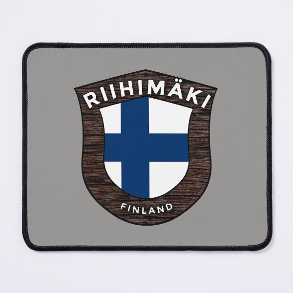 Item preview, Riihimäki Finland Emblem Flag designed and sold by World Designs.