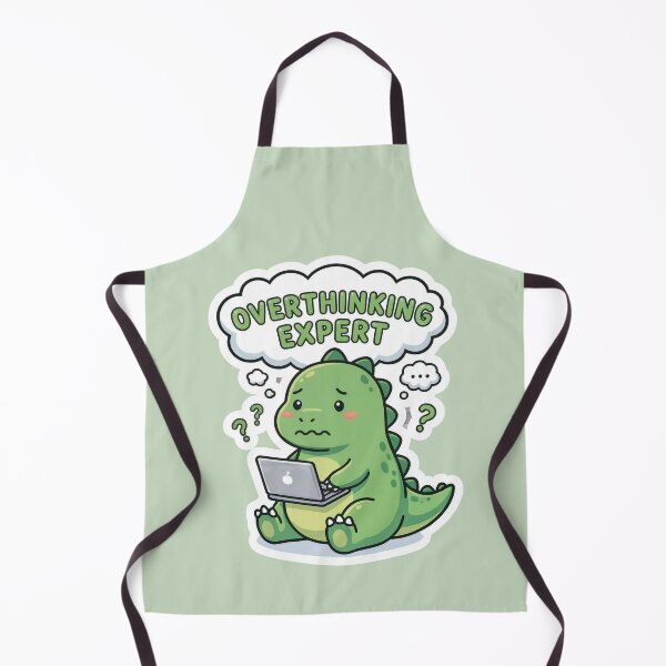 Item preview, Overthinking Expert – Cute Dinosaur designed and sold by Born to Flow.
