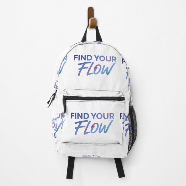 Item preview, Find Your Flow Dynamic Blue Gradient Typography designed and sold by VibranPalette.