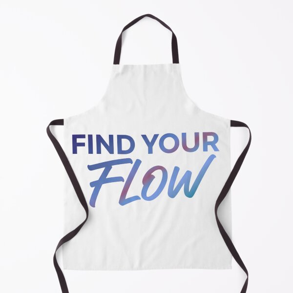 Item preview, Find Your Flow Dynamic Blue Gradient Typography designed and sold by VibranPalette.