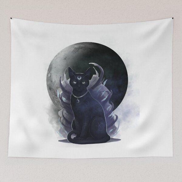 Item preview, Mystical & Witchy Black Cat  designed and sold by Lavender-Kitty.