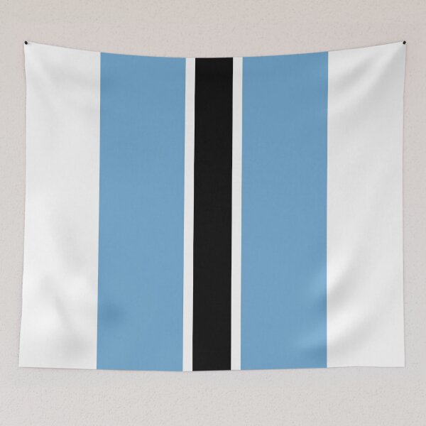 Item preview, Vertical Botswana Flag Design designed and sold by NTGUILTY.