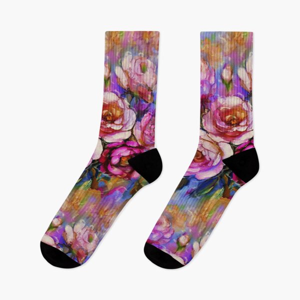 Item preview, Vibrant Garden Of Pink Roses designed and sold by Natalie Holland.