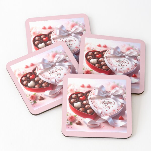 Item preview, Valentine’s Sweetest Surprise: Heart-Shaped Chocolate Box designed and sold by daweave77.