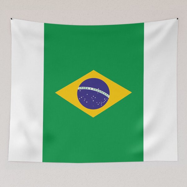 Item preview, Vertical Brazil Flag Design designed and sold by NTGUILTY.