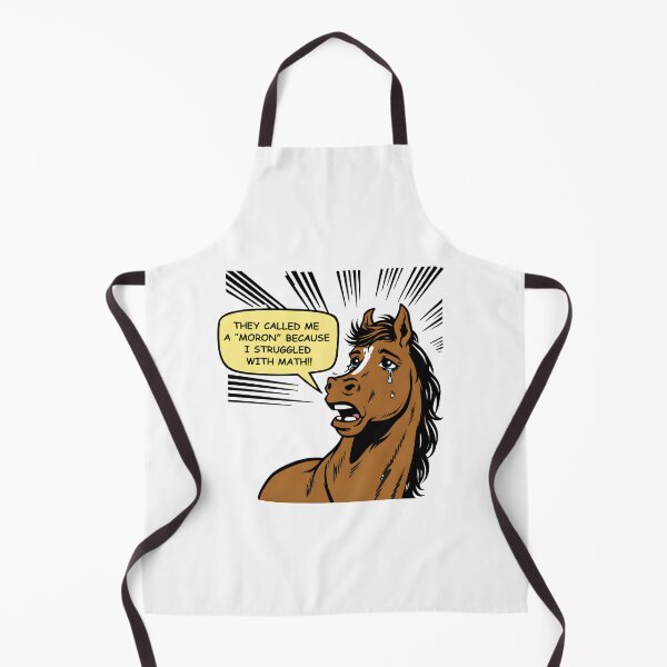 Item preview, Funny Horse Meme – Struggled With Math – Self Irony Design designed and sold by Senkov.
