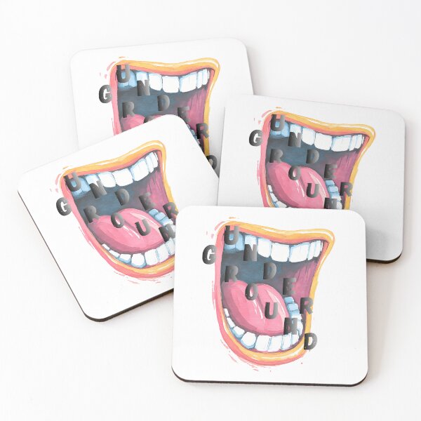 Item preview, Ungrounded – Expressive Mouth Typography Art designed and sold by Lioneltevez.