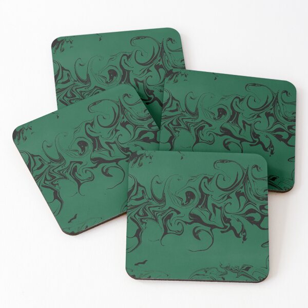 Item preview, Deep green swirls designed and sold by Izzy-printz.