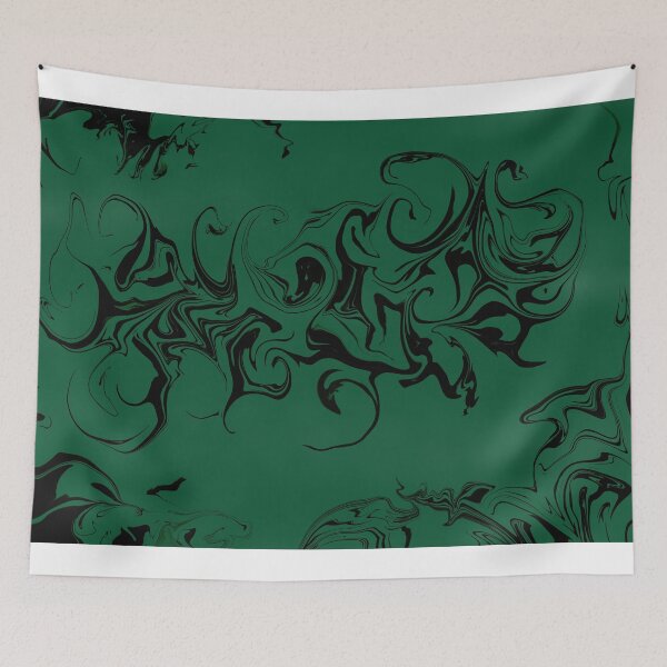 Item preview, Deep green swirls designed and sold by Izzy-printz.