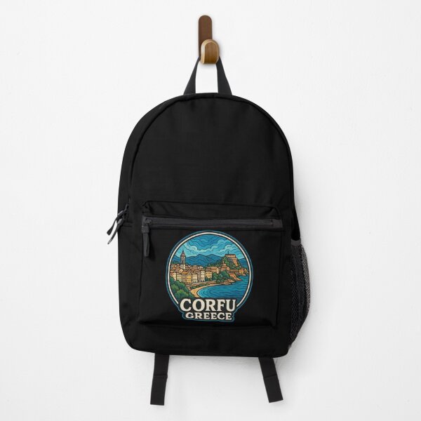 Item preview, Corfu Greece Retro Travel designed and sold by TomFrontierArt.