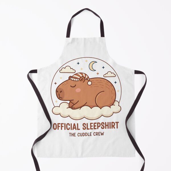 Item preview, Cute Capybara Official Sleepshirt | Cozy Pajama Aesthetic designed and sold by Wear Sculpt.