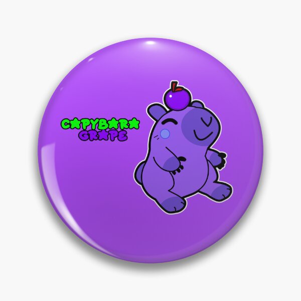 Item preview, Capybara Grape designed and sold by fantasmahappy.