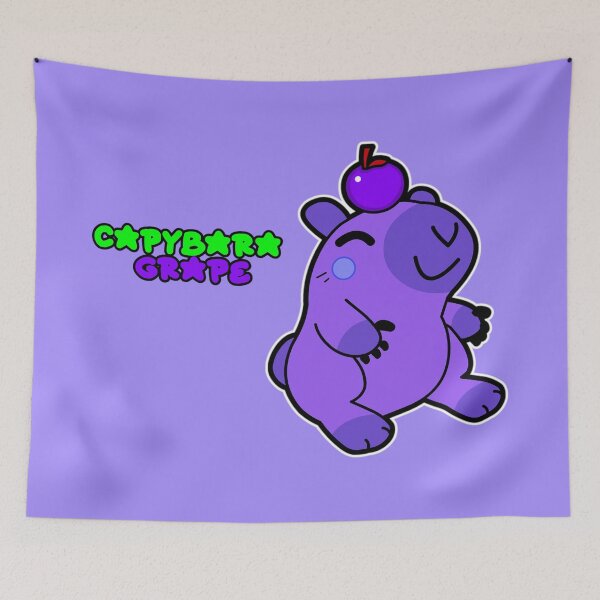 Item preview, Capybara Grape designed and sold by fantasmahappy.