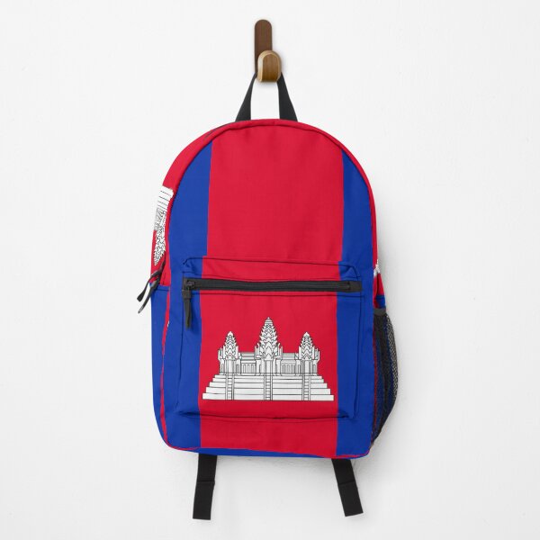Item preview, Vertical Cambodia Flag Design designed and sold by NTGUILTY.