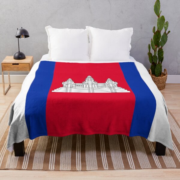 Item preview, Vertical Cambodia Flag Design designed and sold by NTGUILTY.