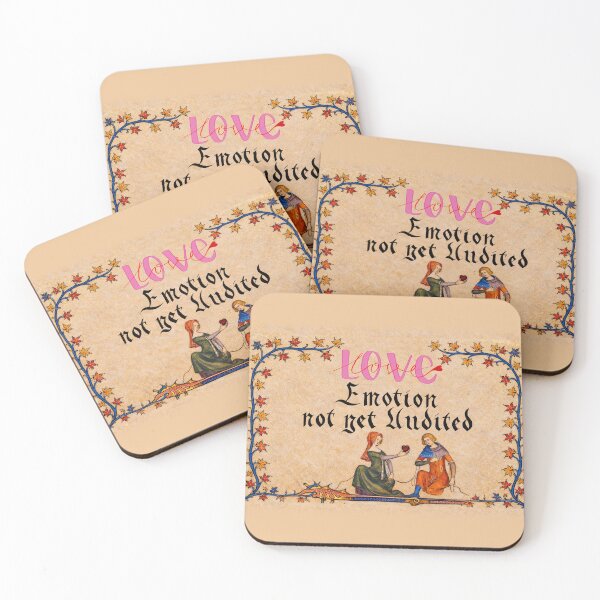 Item preview, Renaissance Valentine for Accountants — LOVE Emotion Not Yet Audited designed and sold by Inkvocation.
