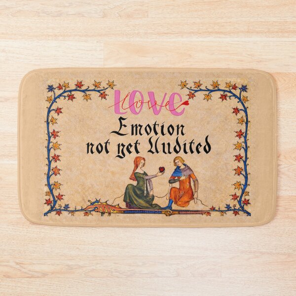Item preview, Renaissance Valentine for Accountants — LOVE Emotion Not Yet Audited designed and sold by Inkvocation.
